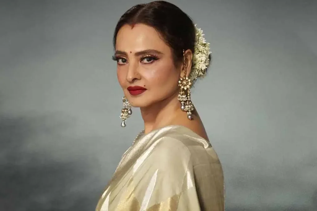 why rekha look so young