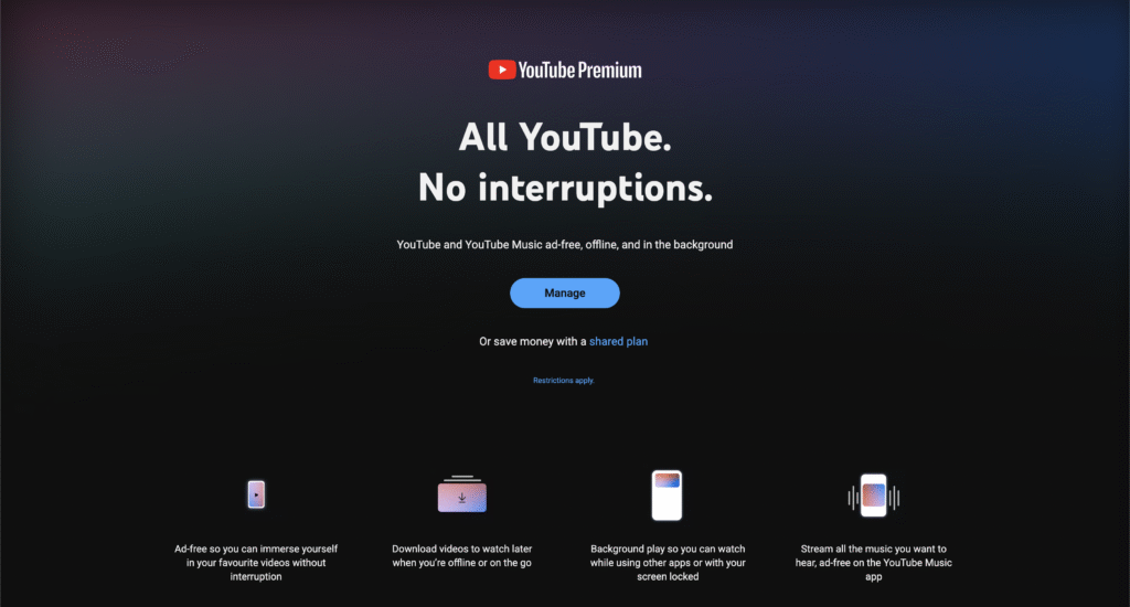 Youtube Premium Lite India Launch